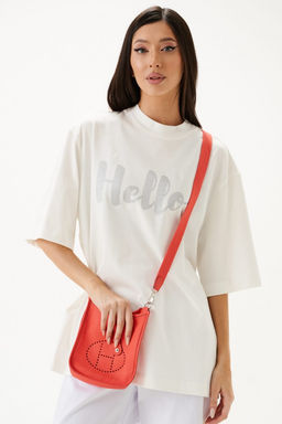 Футболка Annete А2154/1 из хлопка тепло-белая  фото 2