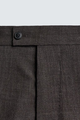 LIMITED EDITION WOOL SUIT TROUSERS - Zara фото 9