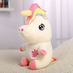 Мягкая игрушка Единорожка, с пледом, МИКС - Milo toys фото 3