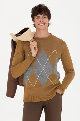 U. S. Polo Assn Мужской легкий свитер цвета хаки - U.s. polo assn фото 16