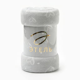 Плед Этель. Сердечки, 180?200 см, корал-флис  фото 13