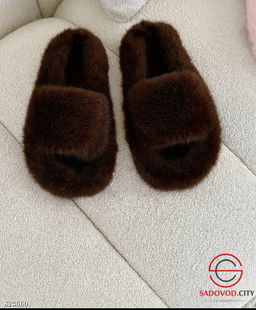 Тапочки домашние меховые