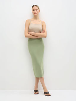 Conso/KUM 240721 - green apple Юбка женская