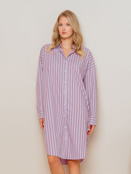 Сорочка женская Indefini 4304SCX розовая  фото 3