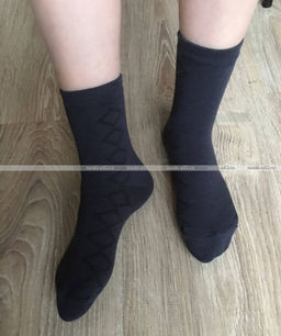 Цена за 10 пар. ЮстаТекс носки подростковые 1с8 (3с35) хлопок с лайкрой темно-серые