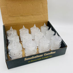 Новогодний декор Ночник - Свеча в подсвечнике 8 см (12 шт в уп) - Ип лебедев о.ю фото 2