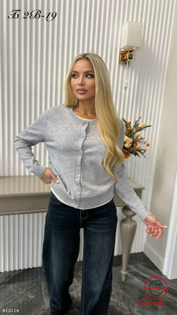 Кофта обманка из трикотажа - Bruno фото 3