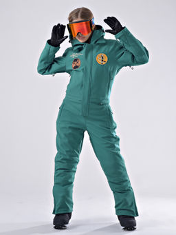 Женский зимний сноубордический комбинезон Alpha Endless 222/220730 GRN Изумрудный