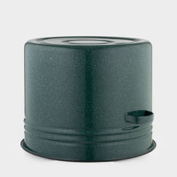 Бак эмалированный, 40 л, d=42 см, с крышкой, без декора, зелёный