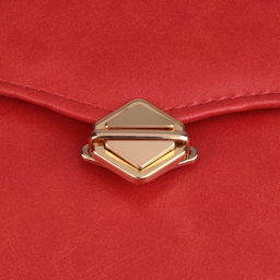 Цена за 5 шт. Застёжка для сумки, 3,1 3,1 см, цвет золотой - Арт узор фото 4