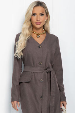 Платье Бруклин (коричневое) П11365 - Lt collection фото 12