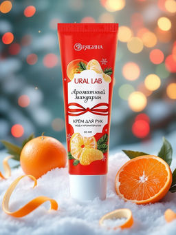 Крем для рук с ароматом мандарина, 30 мл, URAL LAB  фото 9