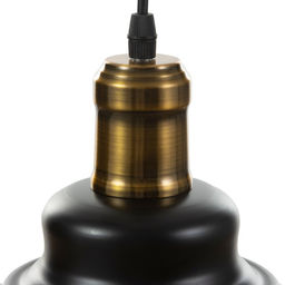 Светильник BayerLux Подвес «Спул» 1×40 Вт E27 черный 29×29×125 см