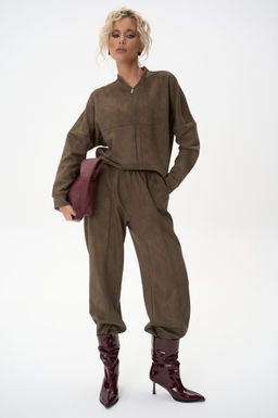 Бомбер Майли (оливковый) - Эльза фото 2