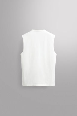 CAMISETA TANK HEAVYWEIGHT / Blanco - Zara фото 10