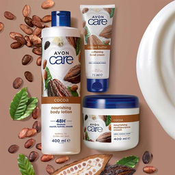Питательный мультифункциональный крем для лица и тела с маслом какао, 400 мл - Avon фото 2
