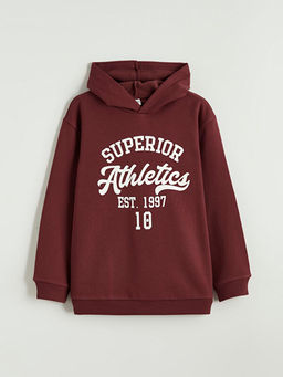 Kap??onlu Erkek ?ocuk Kal?n Sweatshirt