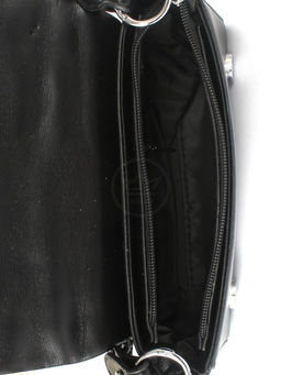 Сумка женская искусственная кожа UMUP-2023-076, 1отд, плечевой ремень, черный SALE 258662 - Adelia фото 8
