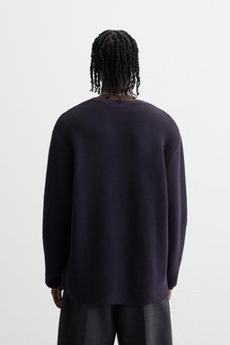 TEXTURED COTTON BLEND SWEATER - Zara фото 26