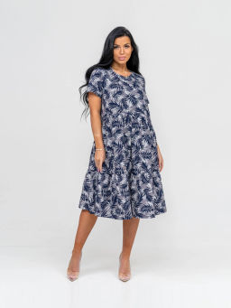 Платье женское, цвет синий