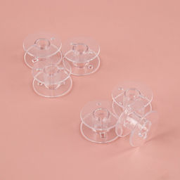 Цена за 10 шт. Набор шпулек, d=19 мм, 6 шт., прозрачный