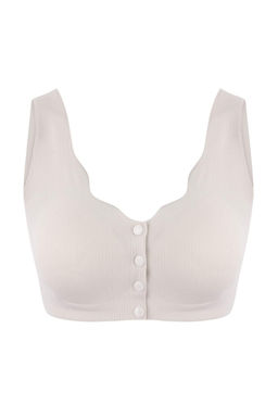Siyah Dikissiz Lazer Kesim Gorunmez/Hayalet Dugme Detayl? Kapl? Bralette Orme Sutyen THMSS26SU00002 - Trendyolmilla фото 7