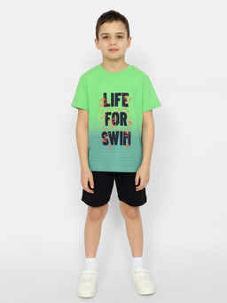 CRB wear/CSKB 63551-36-370 Футболка для мальчика,лайм/Ex.Cherubino  фото 2