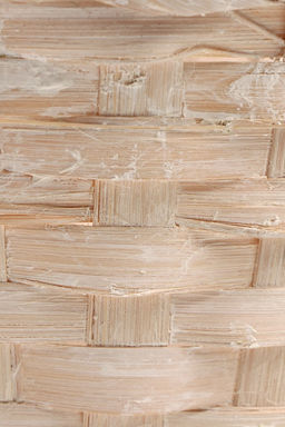 Корзина плетёная для хранения, бамбуковая, круглая, светлая, набор 3 шт.