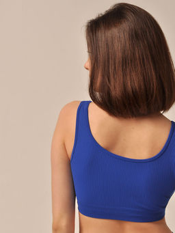 Топ в рубчик на широких бретелях - My фото 37