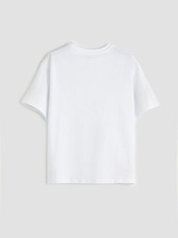 Bisiklet Yaka Basic K?z ?ocuk Ti??rt