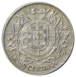 10 сентаво 1915 года Португалия