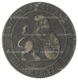 2 сентимо 1870 года Испания