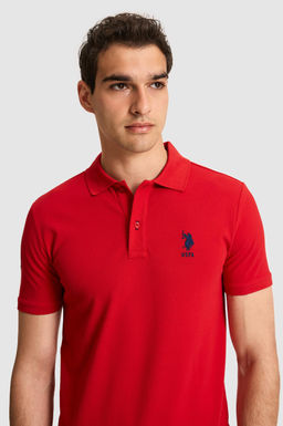 Erkek Slim Fit Polo Yaka K_rm_z_ Basic Ti__rt - U.s. polo assn фото 2