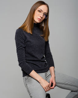 Водолазка из теплого трикотажа 55.5.7 - Sahar art lab фото 3