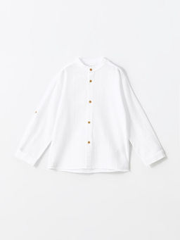 Hakim Yaka Uzun Kollu Erkek Bebek G?mlek