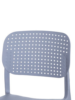 Стул пластиковый, графит