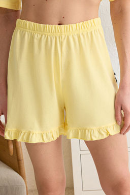 Trendyolmilla Pembe F?rf?rl? Bask?l? Sortlu Orme Pijama Tak?m? THMSS22PT0422  фото 42