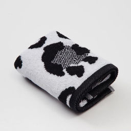 Полотенце махровое Этель ЧБ Снежный барс, пестроткань, 30х60 см  фото 2