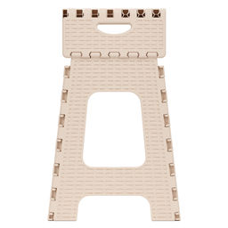 Табурет складной "Плетенка" большой М7092 бежевый