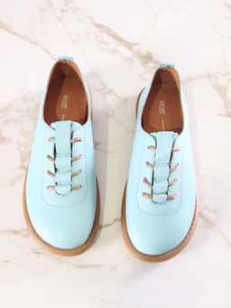 Туфли 107.ОКСЕbr.Мята+коричневый