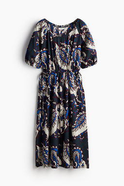 Vestido de algodon con cordon de ajuste - H&m фото 5