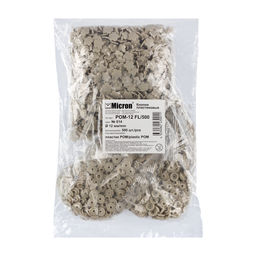 Кнопка Micron POM-12 FL/500 Кнопки пластиковые пластик d 12 мм 500 шт. № 014 серый