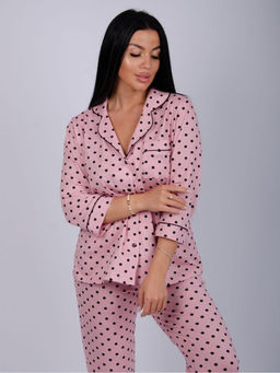 Пижама " Классика" горох, трикотаж