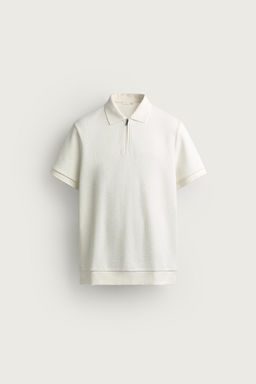 POLO REGULAR FIT CREMALLERA / Blanco roto - Zara фото 6