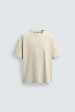 CAMISETA RELAXED FIT INTERLOCK / Blanco roto - Zara фото 7
