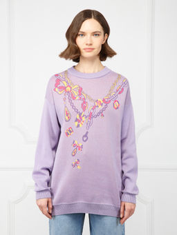 Джемпер женский ZZ-07012 lavender