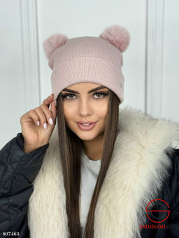 Шапка женская 2в1 с ушками