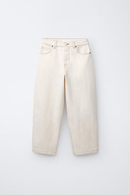 JEANS BAGGY ESTRUCTURA / Crudo