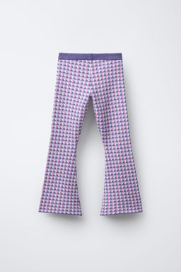 JACQUARD FLARE KNIT TROUSERS - SKI COLLECTION - Zara фото 6