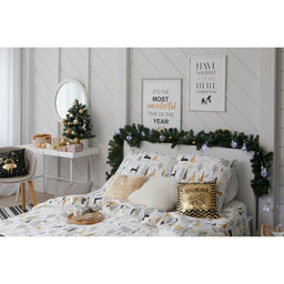 Постельное белье Этель Дуэт Let it snow (вид 1) 143*215 см - 2 шт, 240*220 см, 70*70 см - 2 шт  фото 6